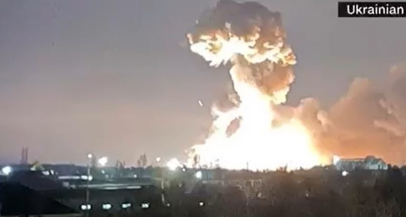 explosions in ukraine