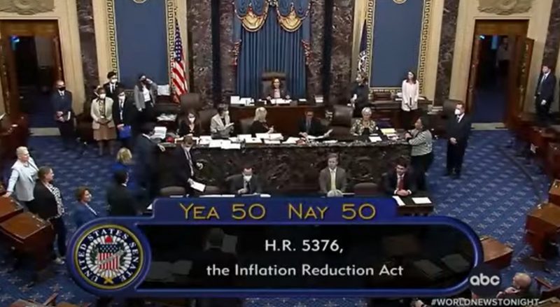 Inflation reduction act passes senate