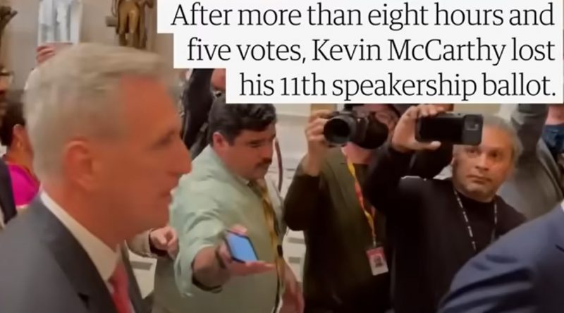 Mccarthy lost vote 11 times