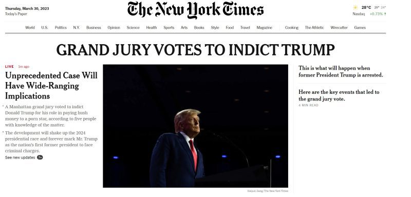 trump indicted