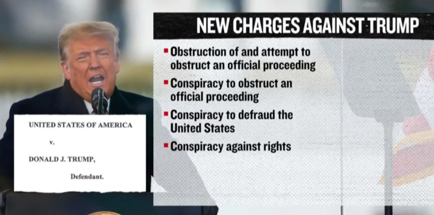 TRUMP INDICTED BY GRAND JURY ON FOUR CRIMINAL COUNTS - READ THE ...