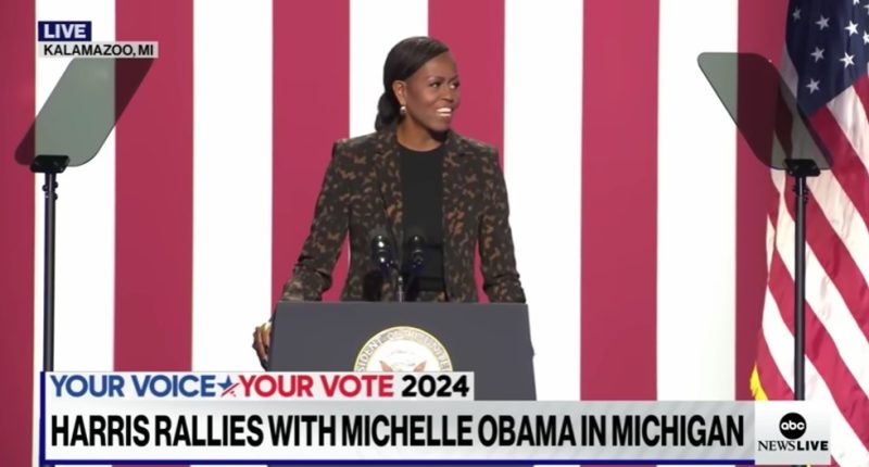 michelle obama in kalamazoo mi