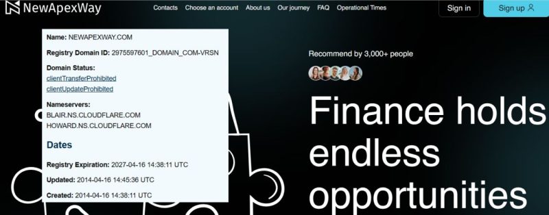 NewApexWay.com reviews - Support 