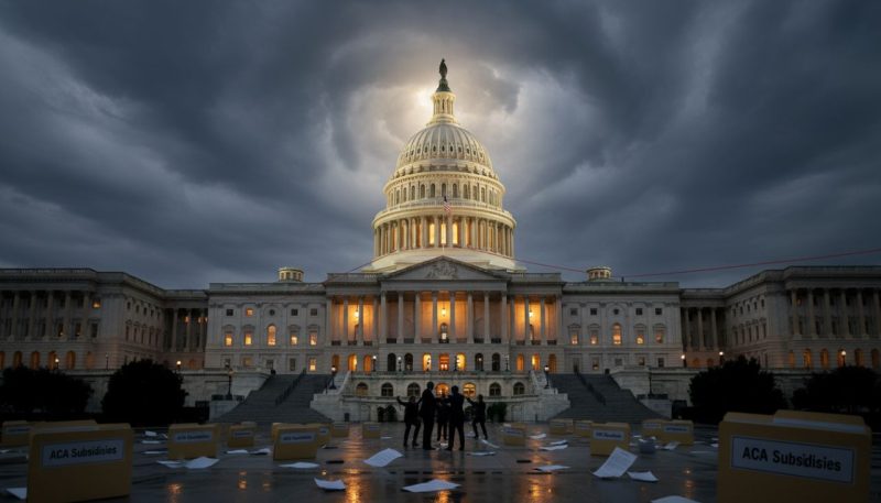 government shutdown dems cave