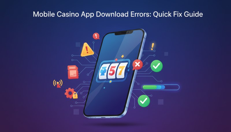 Mobile Casino App Download Errors Quick Fix Guide