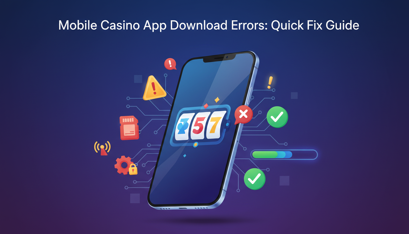 Mobile Casino App Download Errors Quick Fix Guide
