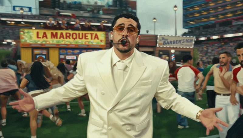 bad bunny makes a statement at superbowl UNITY