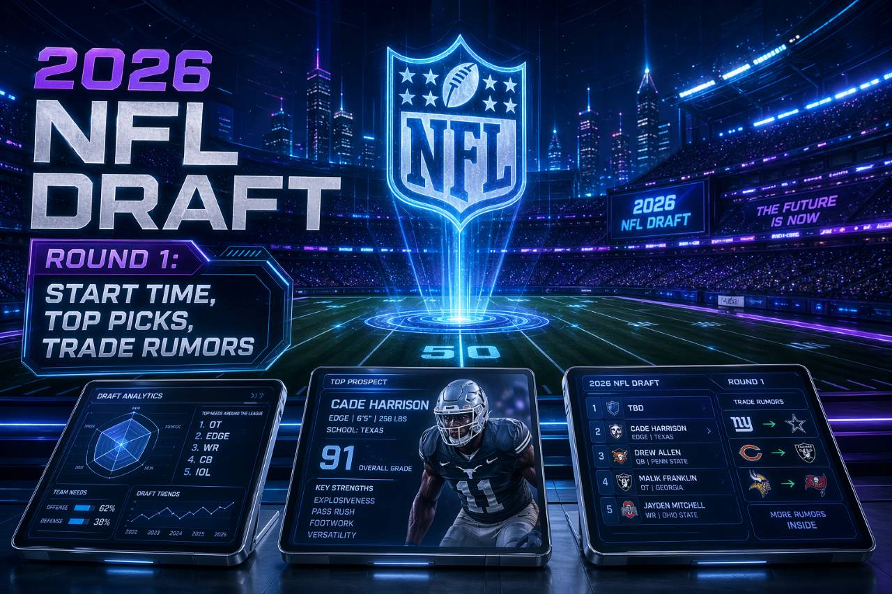 2026 NFL Draft Round 1 Start Time, Top Picks, Trade Rumors
