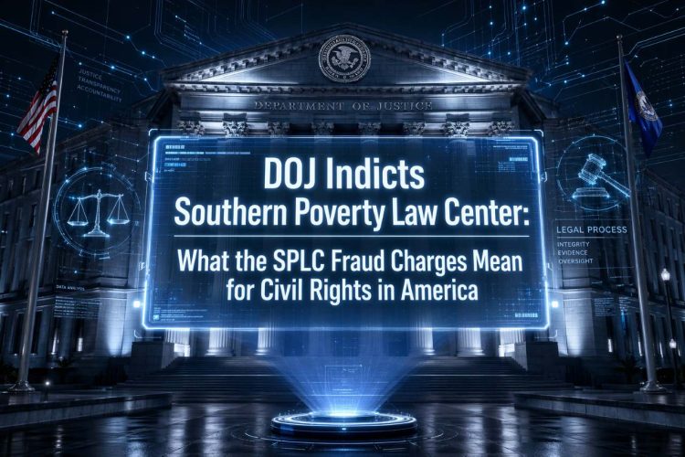 DOJ Indicts Southern Poverty Law Center What the SPLC Fraud Charges Mean for Civil Rights in Trump's America