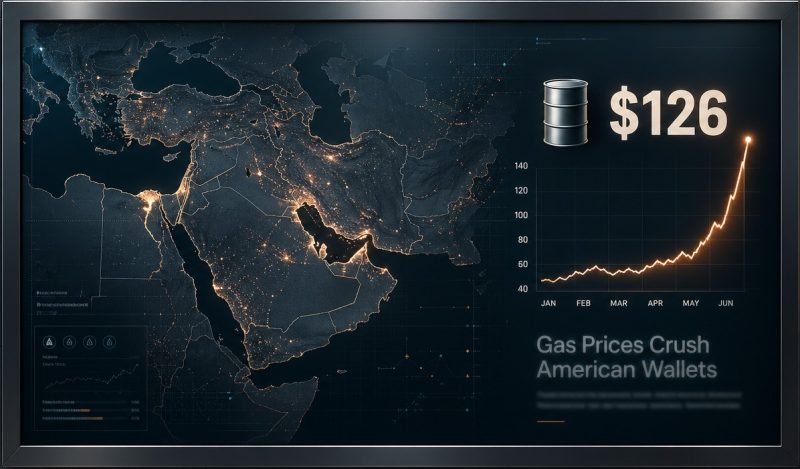 Trump Gets Briefed on New Iran Strike Options as Oil Hits $126 and Gas Prices Crush American Wallets
