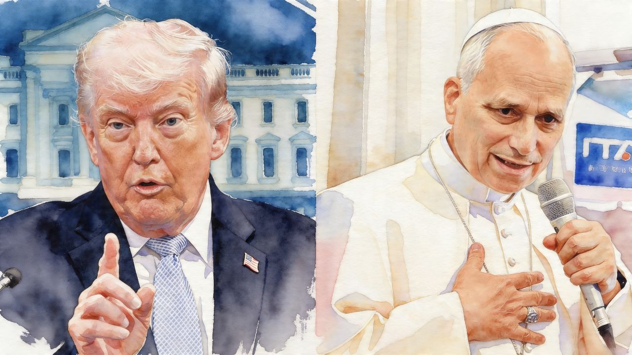 trump vs pope leo