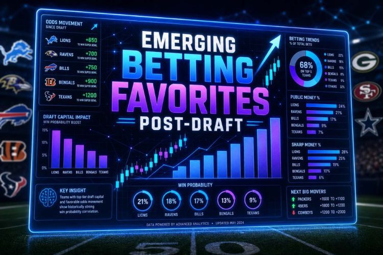 Teams Are Emerging as the Betting Favorite After the Draft