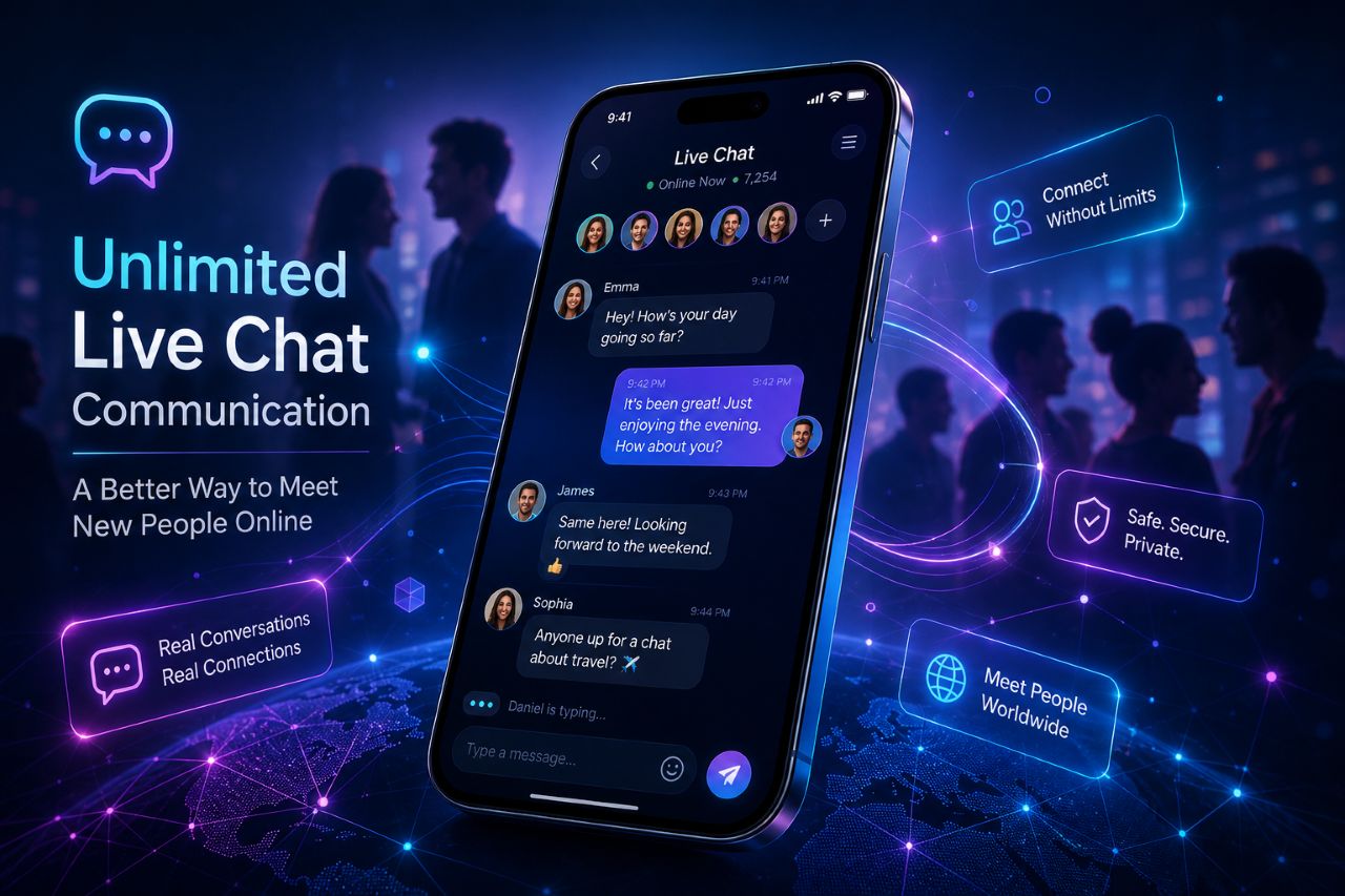 Unlimited Live Chat Communication A Better Way to Meet New People Online