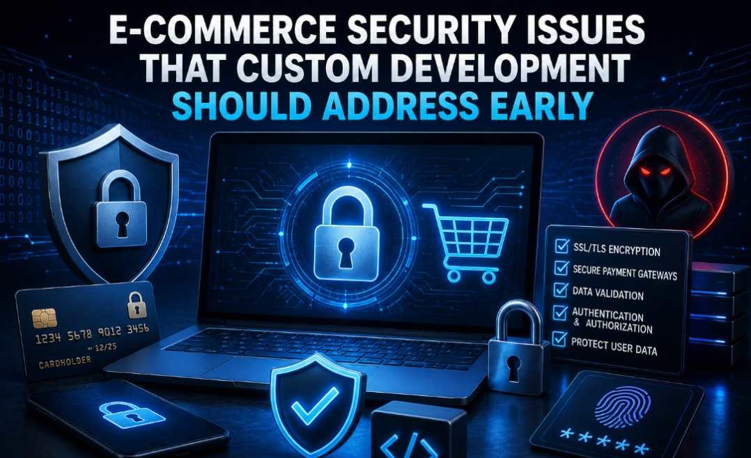 E-Commerce Security Issues That Custom Development Should Address Early