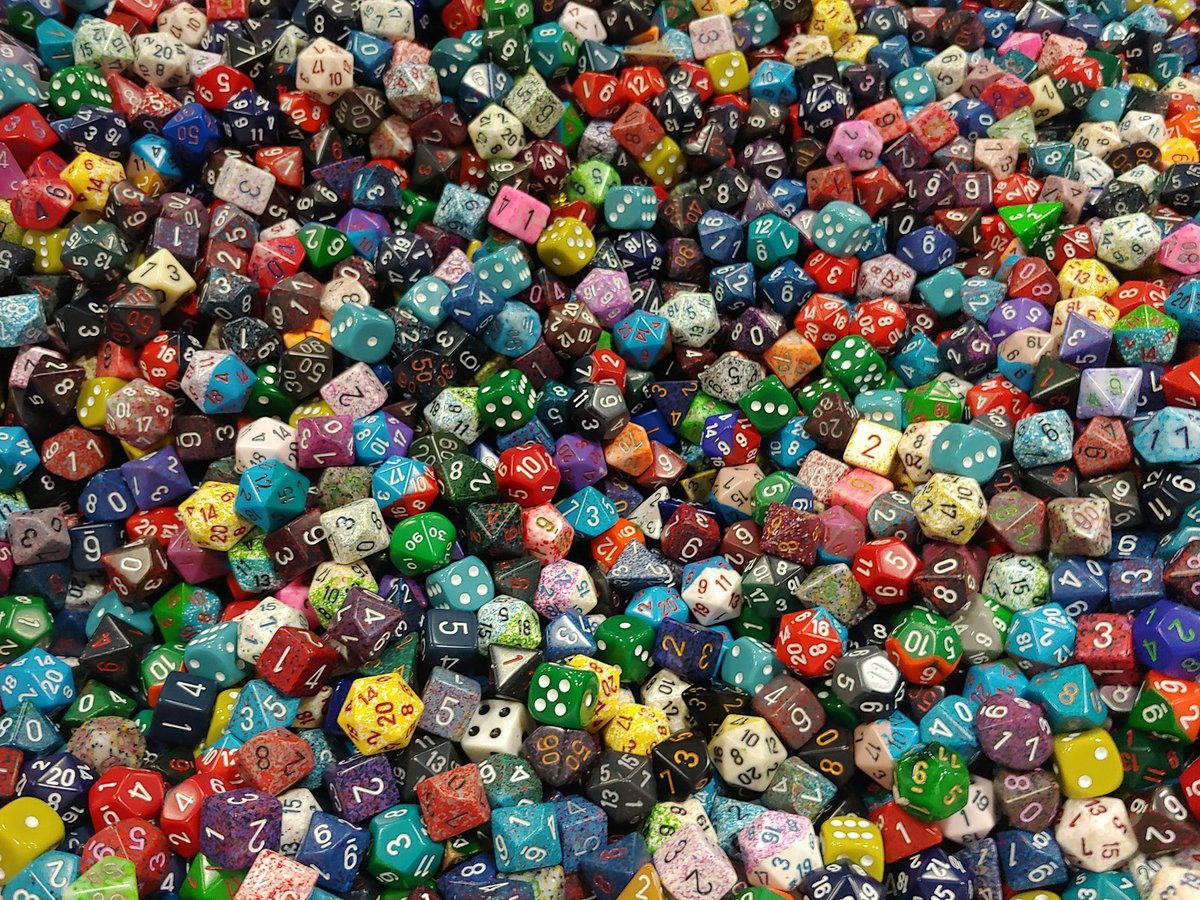 Huge selection of dice