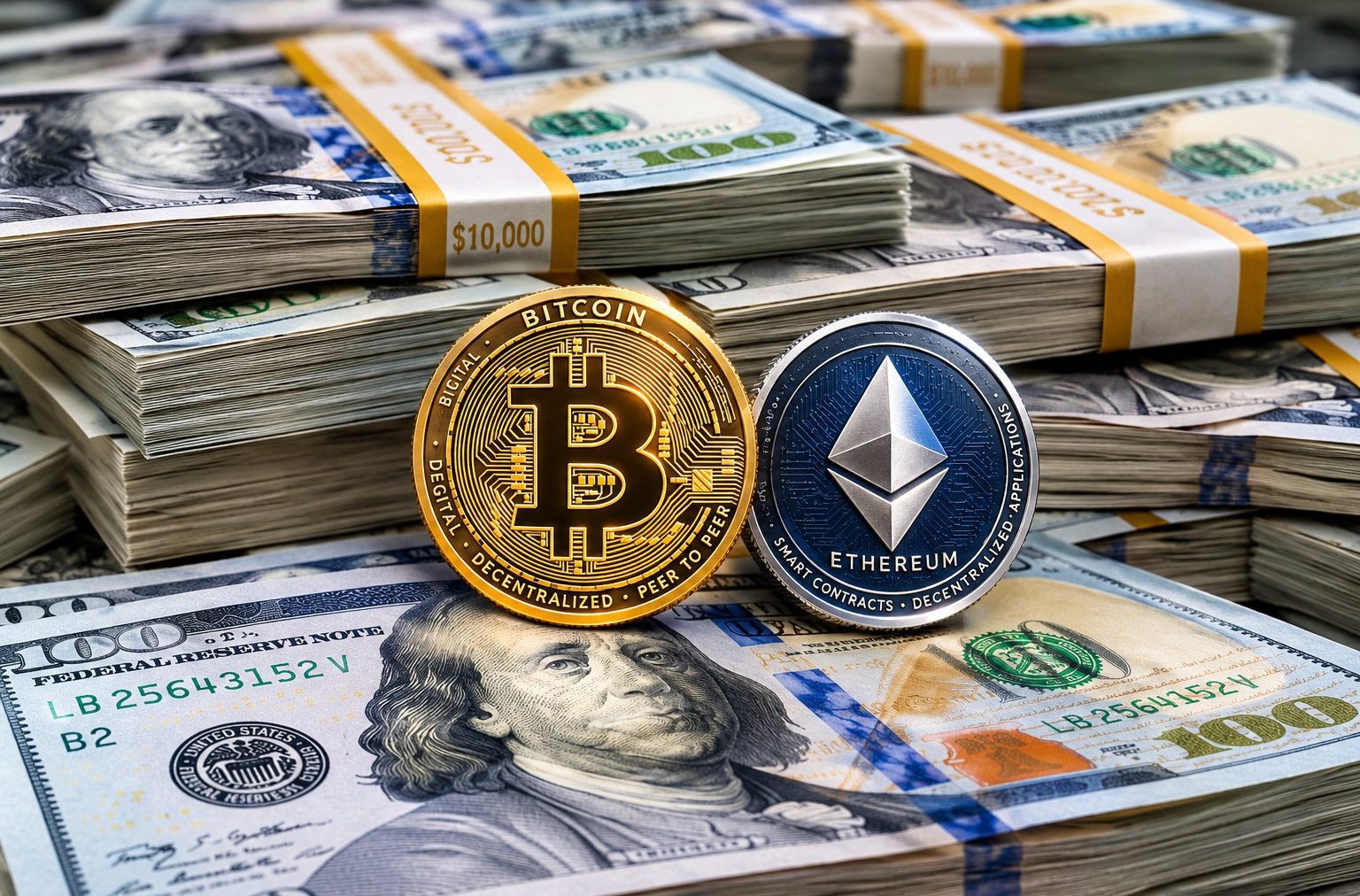 Bull DeFi BTC and ETH cloud mining earning model