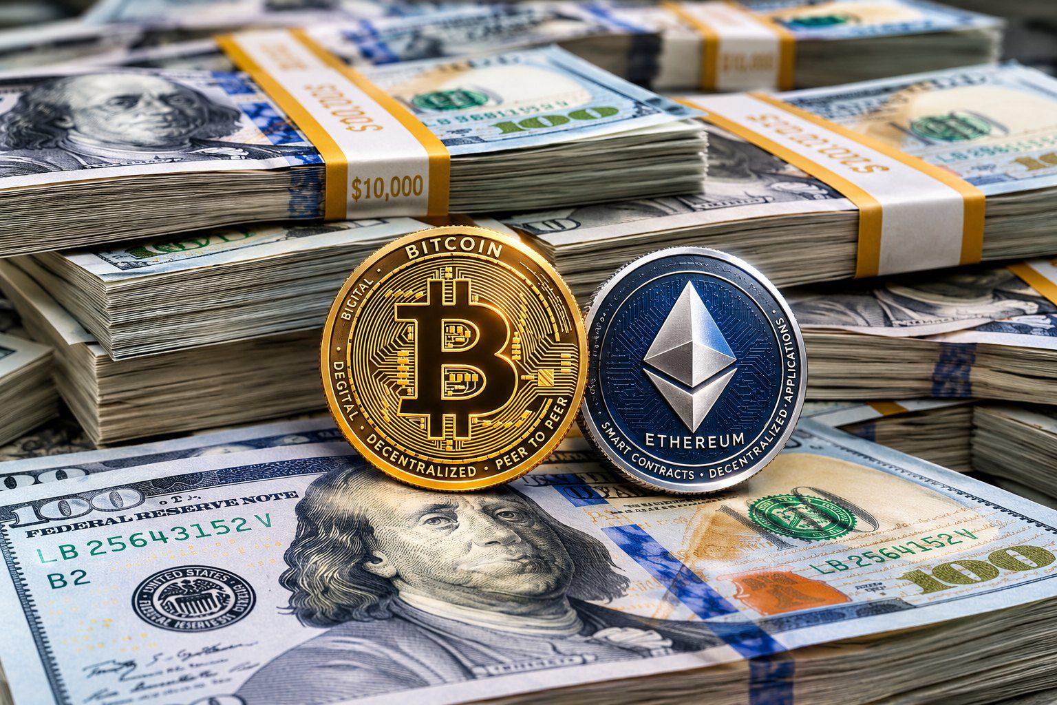 Bull DeFi BTC and ETH cloud mining earning model