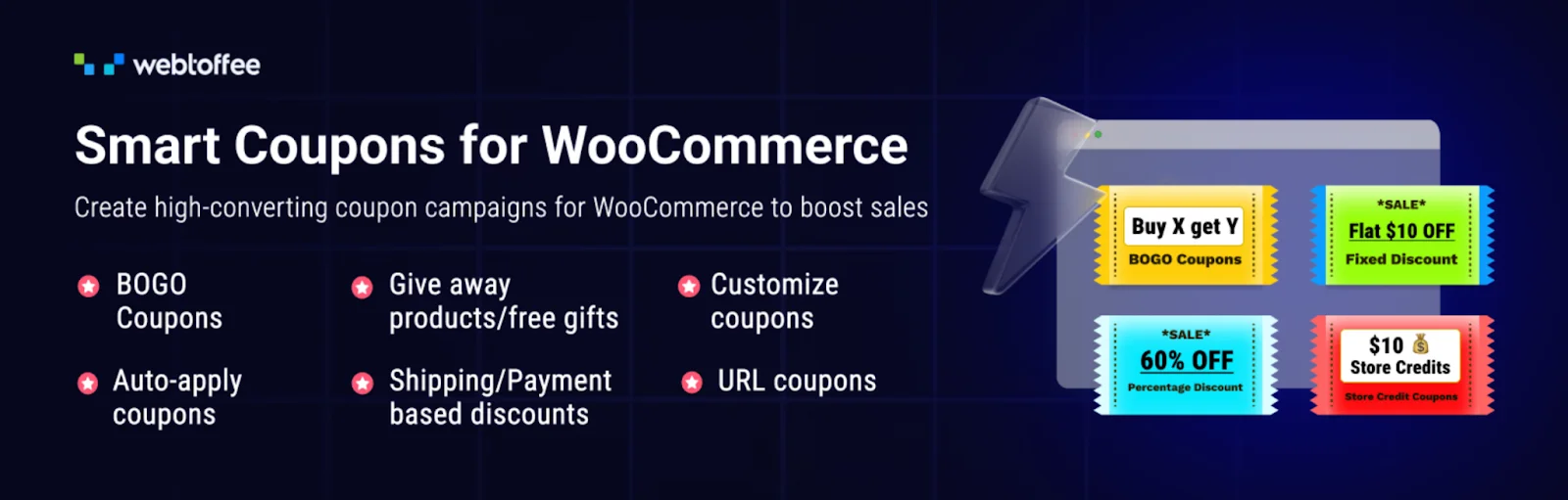 WooCommerce Smart Coupons plugin banner